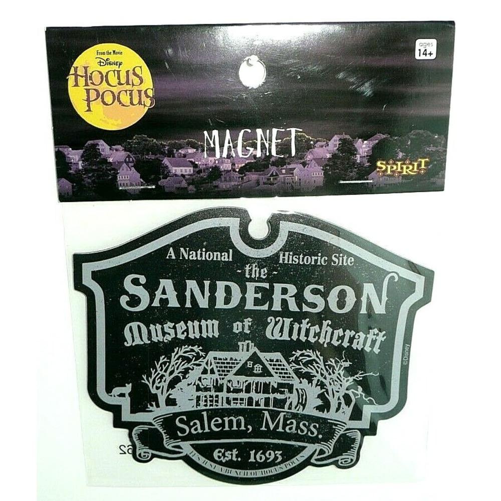 Hocus Pocus Museum of Witchcraft Magnet Car Fridge Halloween Witch Salem Disney